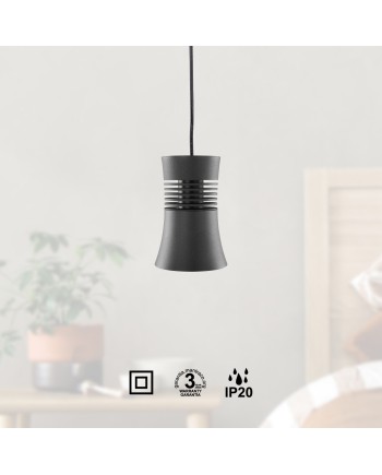 PAGODA * COLGANTE  GU10 NEGRO